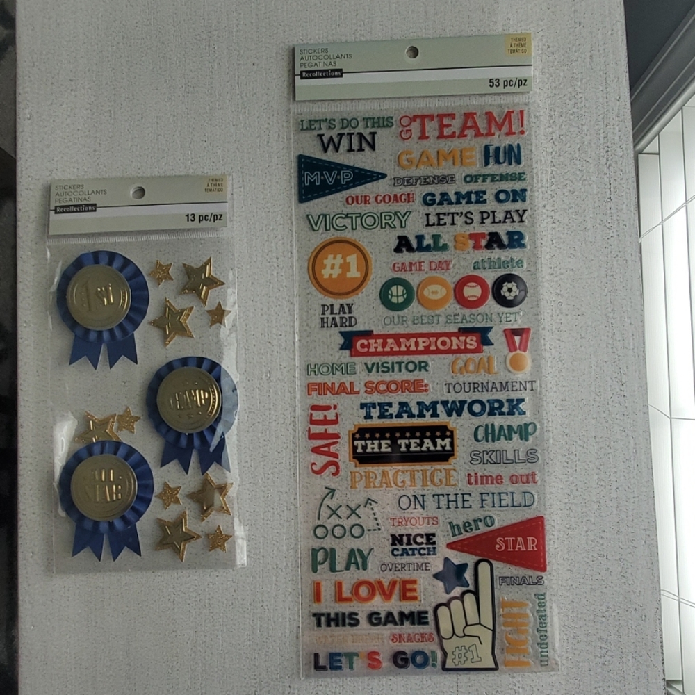 NEW RECOLLECTIONS THEME STICKERS